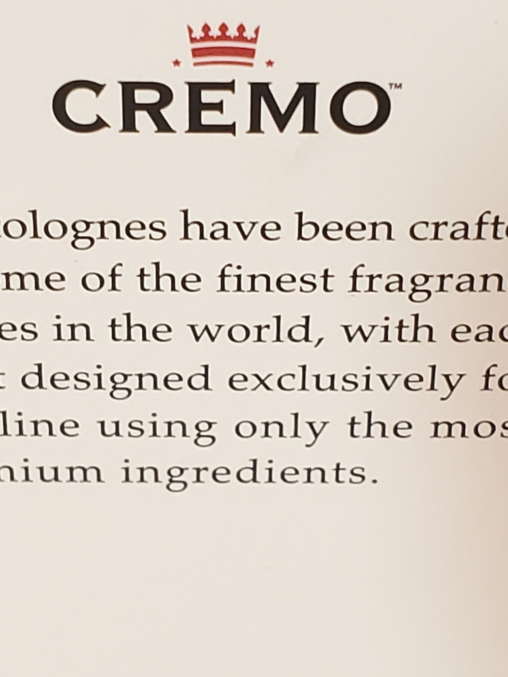 Cremo For Men Cologne No. 10 Silver Water & Birch 3.4 oz 100ml EDT Spray - Picture 7 of 11